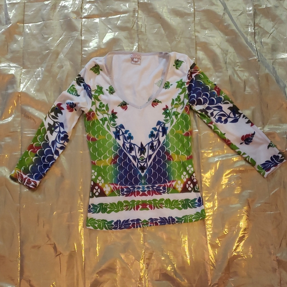 Fi Fi Women's 3/4 Length Sleeve Size Small